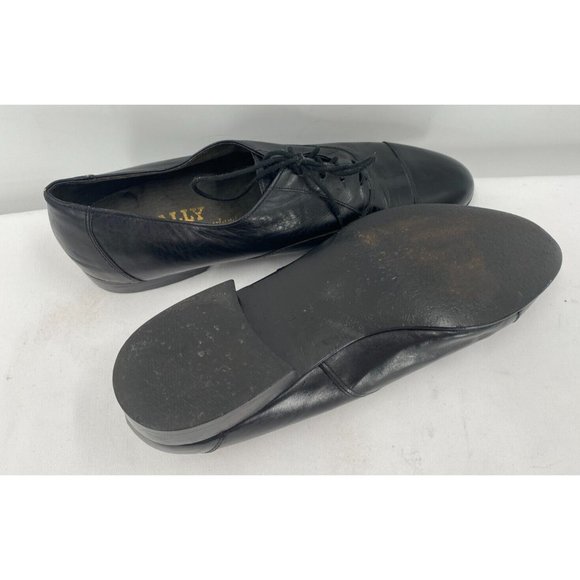 Bally Paloma Black Luxurious Leather Lace Up Oxford Cap Toe Dress Shoes Sz 10 E - Picture 6 of 12